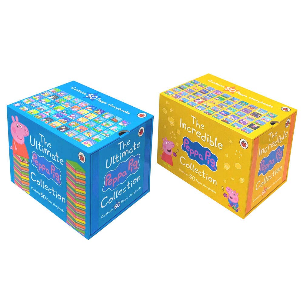 The Incredible Peppa Pig & Ultimate Peppa Pig Collection 100 Books Set Paperback - Lets Buy Books