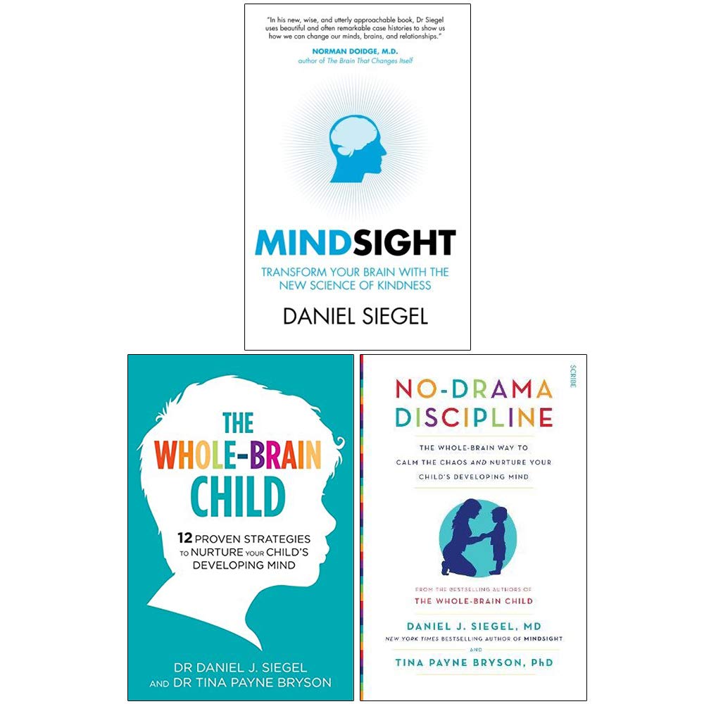 Daniel Siegal Collection 3 Books Set Mindsight, The Whole Brain Child Paperback - Lets Buy Books