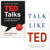 Ted Talks and Talk Like TED 2 Books Collection Set ( Human Resources ) Paperback - Lets Buy Books