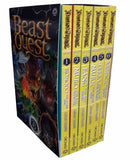 Beast Quest Series 6 Collection 6 Books Set Pack (Komodo,Muro,Fang,Murk,Terra, Vespick) - Lets Buy Books