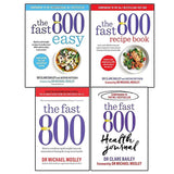 The Fast 800 Series Collection 4 Books Set (Easy, Recipe Book, Weight loss & More...) - Lets Buy Books