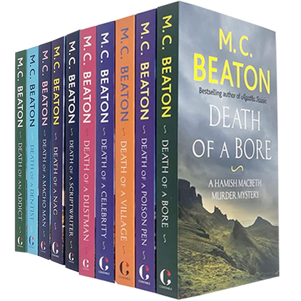 Hamish Macbeth Murder Mystery Death Series 3 and 4:10 books Collection Set Paperback - Lets Buy Books