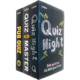 Collins Quiz Puzzles 3 Books Collection Set Pack Paperback ( Collins Quiz Night ) - Lets Buy Books