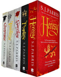 Giordano Bruno Series 5 Books Collection Set by S. J. Parris Paperback ( Prophecy ) - Lets Buy Books