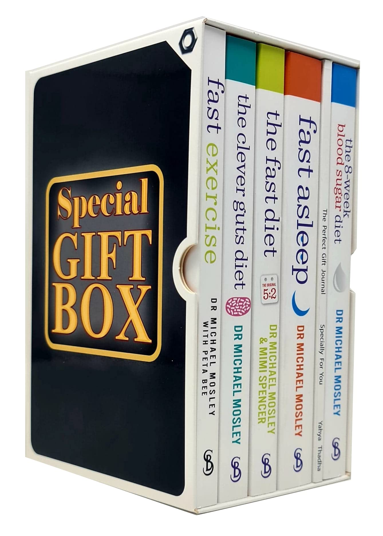 Dr Michael Mosley 5 Books Collection Box Set (8-Week Blood Sugar Diet & Fast Asleep) - Lets Buy Books