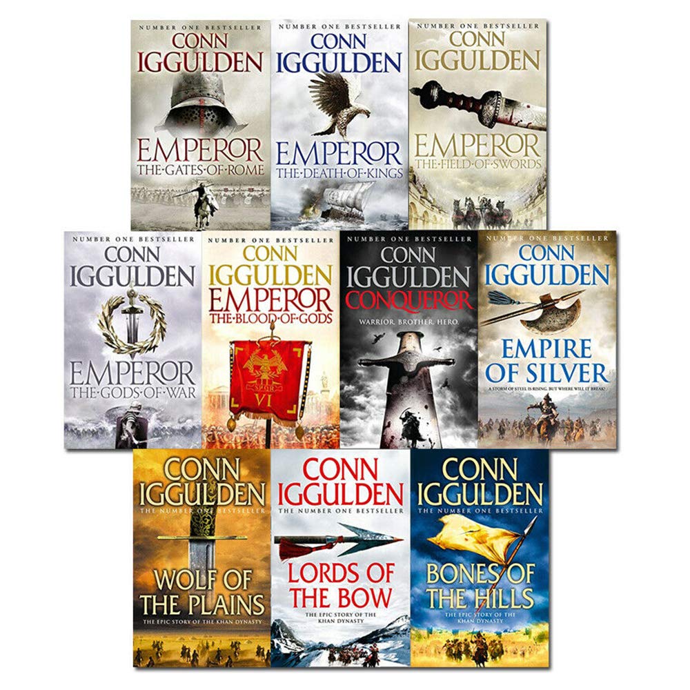 Emperor & Conqueror Series Collection 10 Books Set by Conn Iggulden Paperback - Lets Buy Books