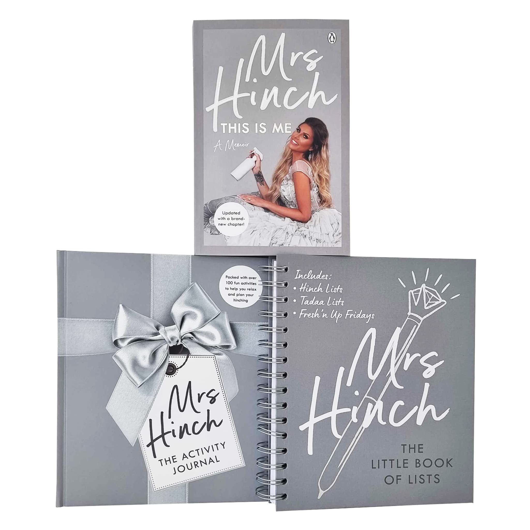 Mrs Hinch 3 Books Collection Set (The Activity Journal, The Little Book of Lists, This Is Me ) - Lets Buy Books