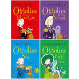 Ottoline Series 4 Books Collection Set by Chris Riddell Paperback ( Ottoline at Sea ) - Lets Buy Books