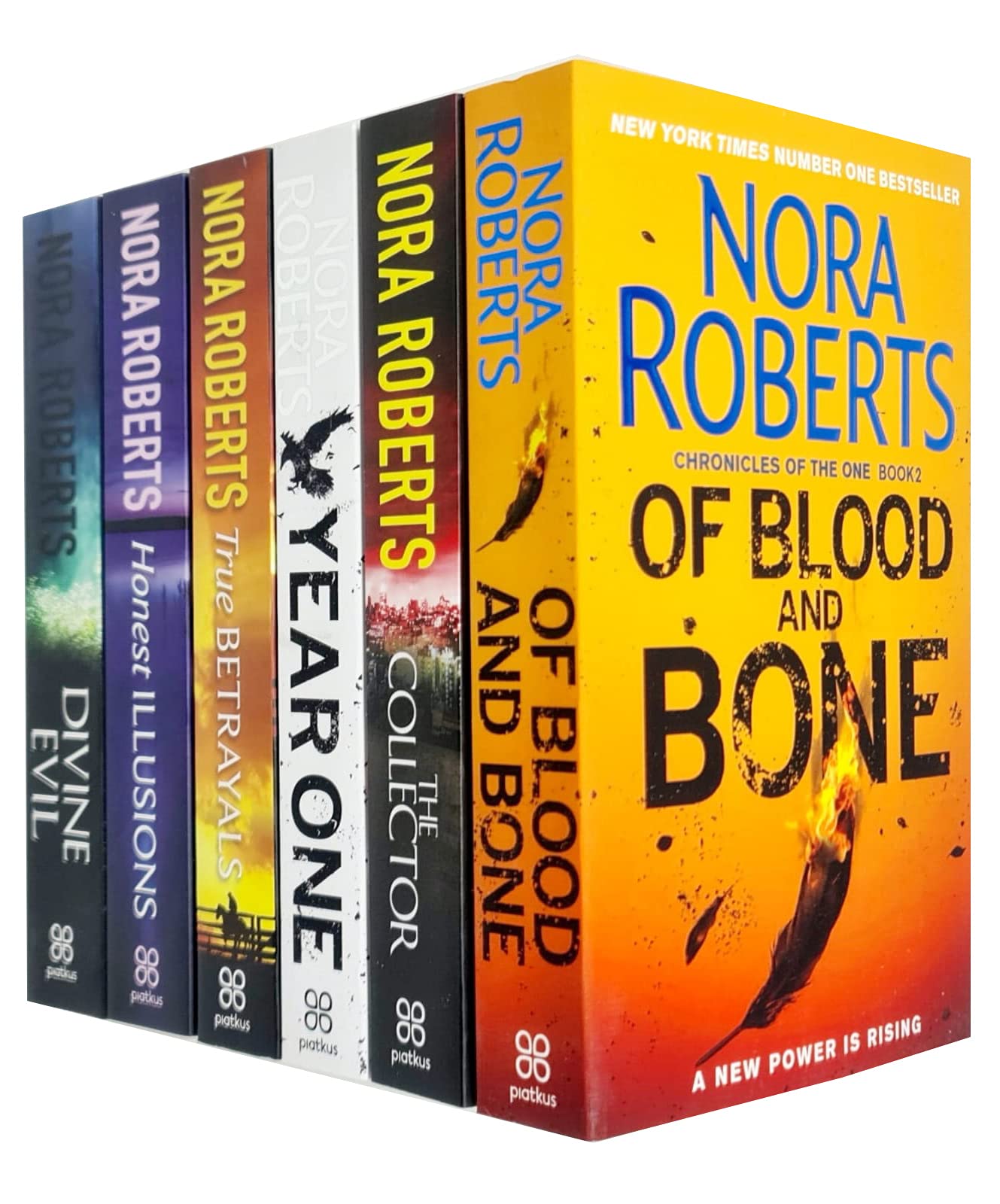 Nora Roberts Collection 6 Books Set, Of Blood and Bone, The Collector, True Betrayals - Lets Buy Books