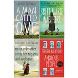 Fredrik Backman 4 Books Collection Set A Man Called Ove, Britt-Marie Was Here - Lets Buy Books