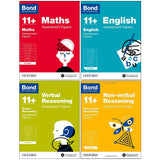 Bond 11+: Assessment Papers, 5-6 years Bundle: English, Maths, Non-verbal Reasoning - Lets Buy Books