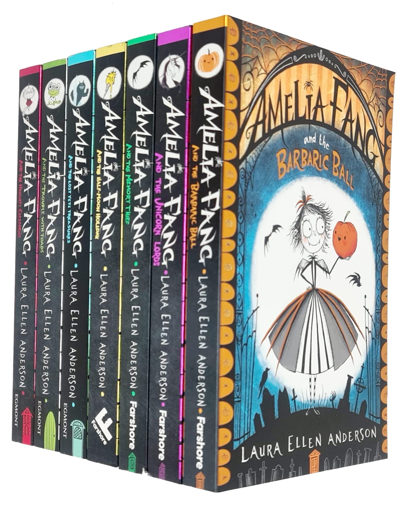 Amelia Fang Series 7 Books Collection Set by Laura Ellen Anderson Naughty Caticorns - Lets Buy Books