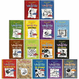 Diary of A Wimpy Kid Ultimate Complete 15 Books Set Collection (Rodrick Rules,Dog Days) - Lets Buy Books