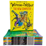 Winnie and Wilbur Series 16 Books Bag Collection Set By Valerie Thomas (Big Bad Robot) - Lets Buy Books