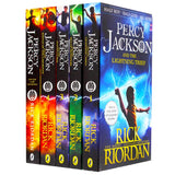 Penguin Books Ltd Percy Jackson 5 Book Collection Set Paperback ( Lightning Thief ) - Lets Buy Books
