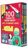 Usborne 100 Things to Know About 3 Books Collection Set Astronomy Hardcover - Lets Buy Books