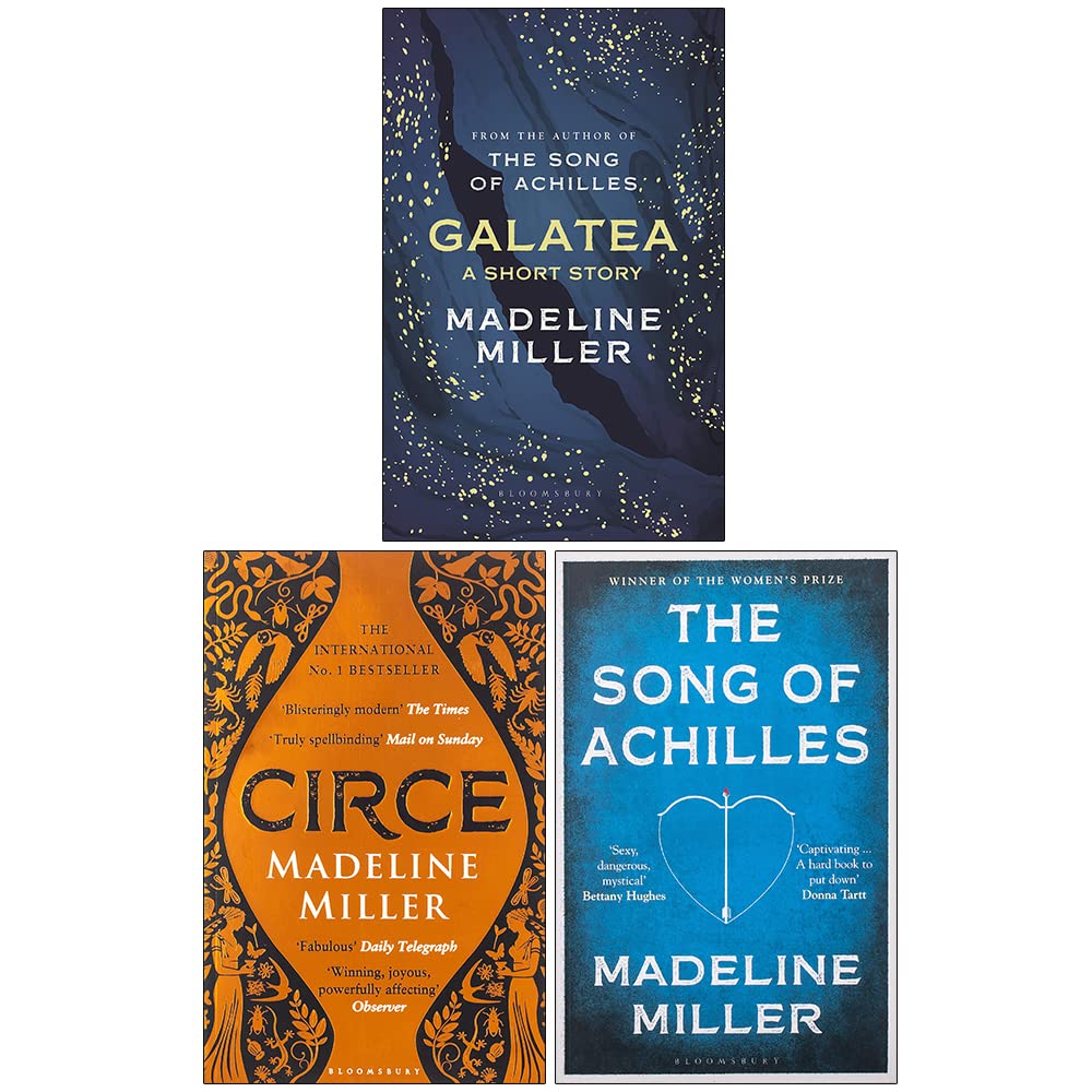 Madeline Miller 3 Books Collection Set ( Galatea, Circe, The Song