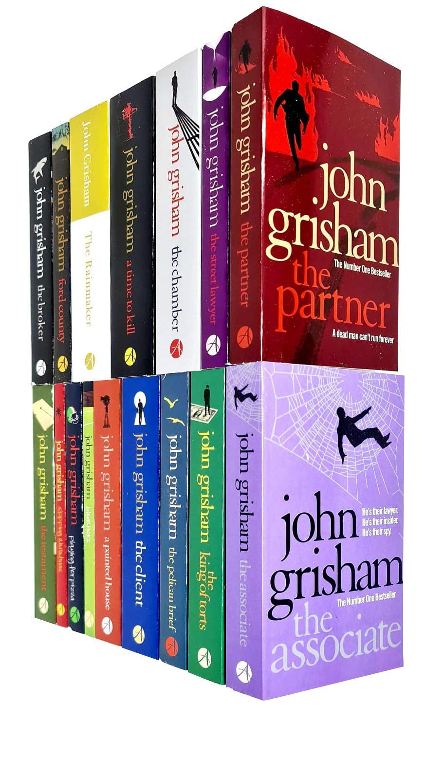 John Grisham Collection 16 Books Set, (Partner, Street Lawyer & More, Chamber, Broker) - Lets Buy Books