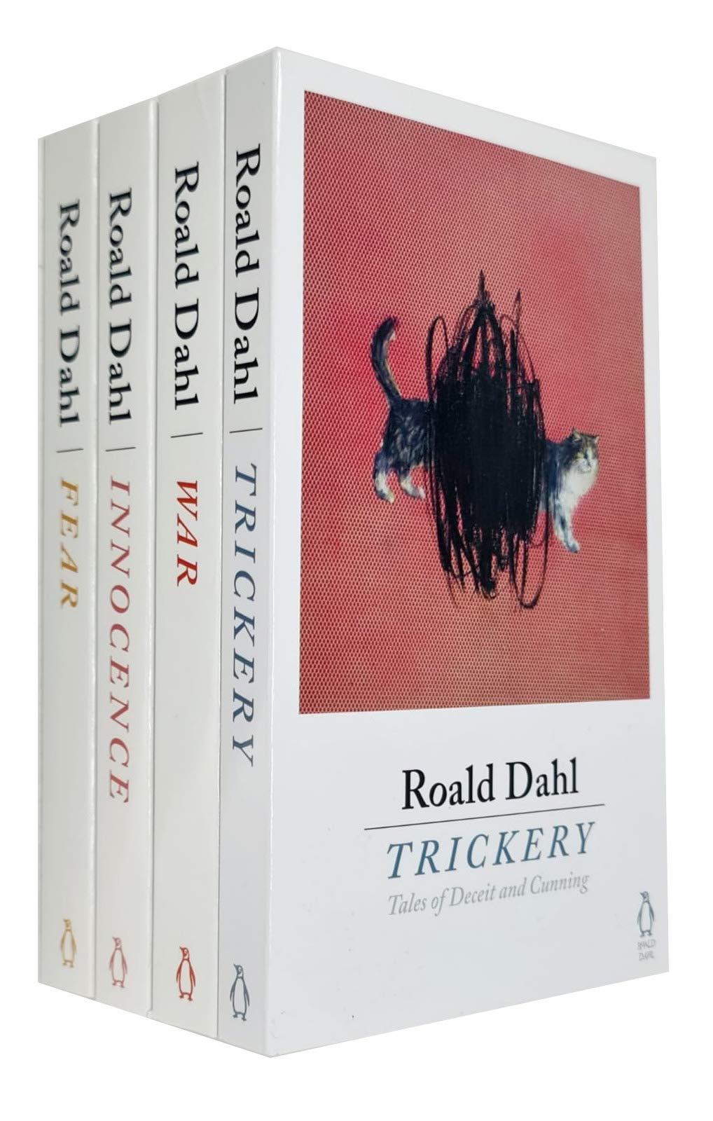 Roald Dahl 4 Books Collection Set (Trickery, War, Fear, Innocence) Paperback - Lets Buy Books