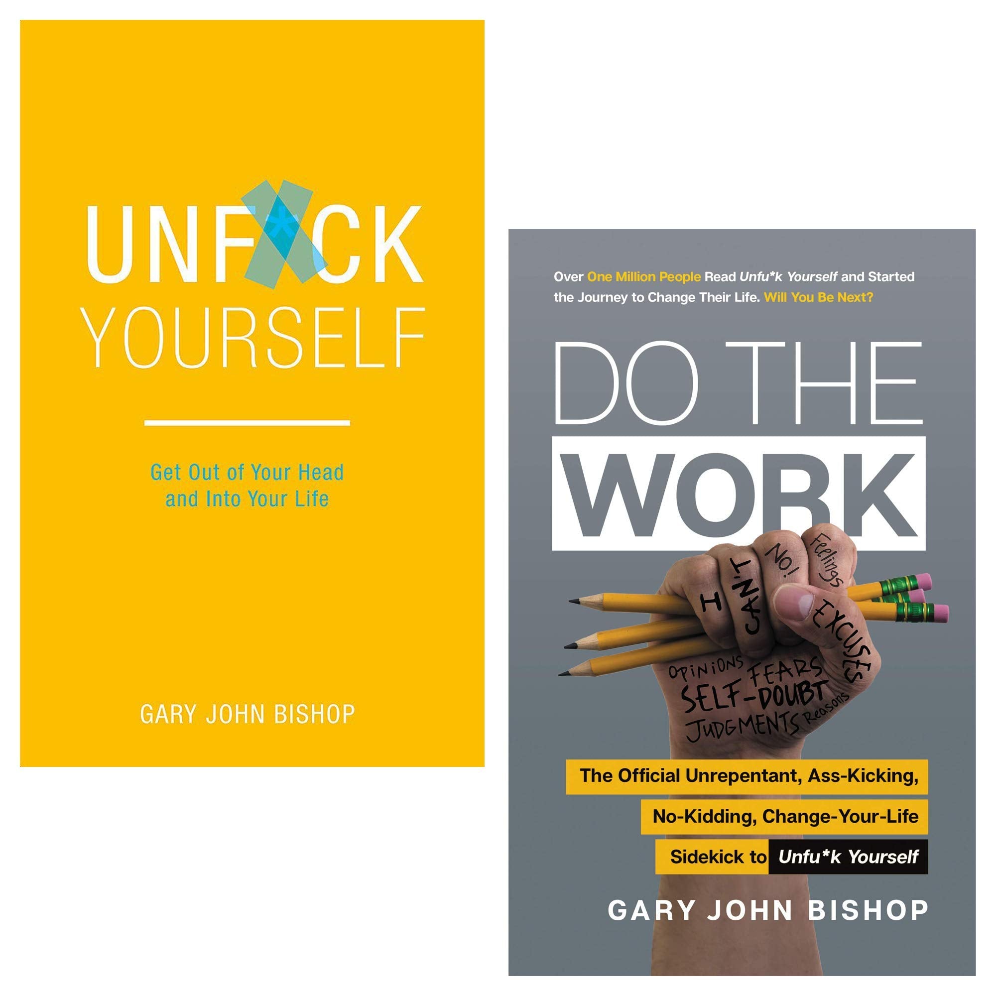 Unfu*k Yourself Series 2 Books Collection Set by Gary John Bishop Do the Work Paperback - Lets Buy Books