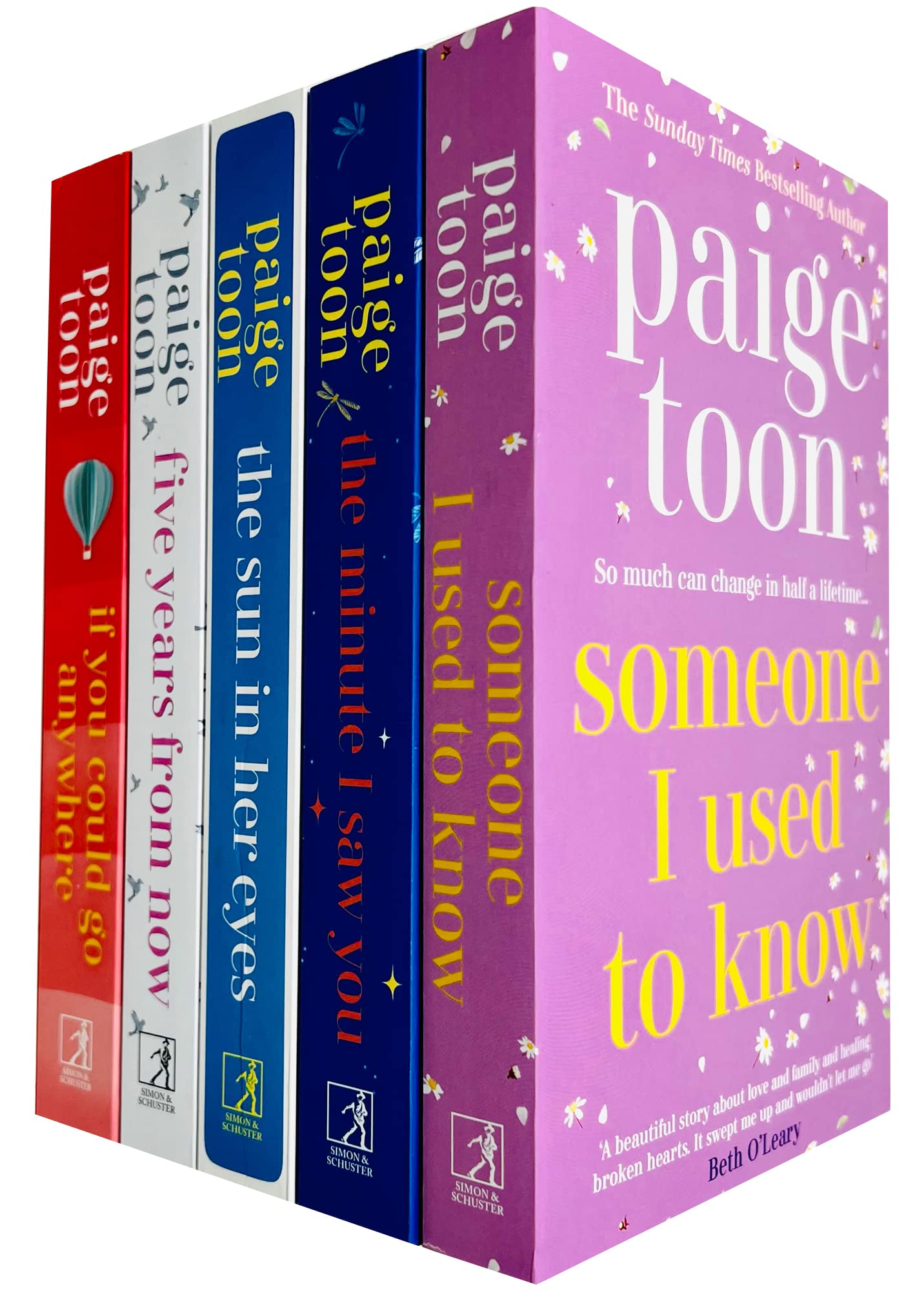 Paige Toon Collection 5 Books Set, Adult Sun in Her Eyes, Minute I Saw You, Paperback - Lets Buy Books