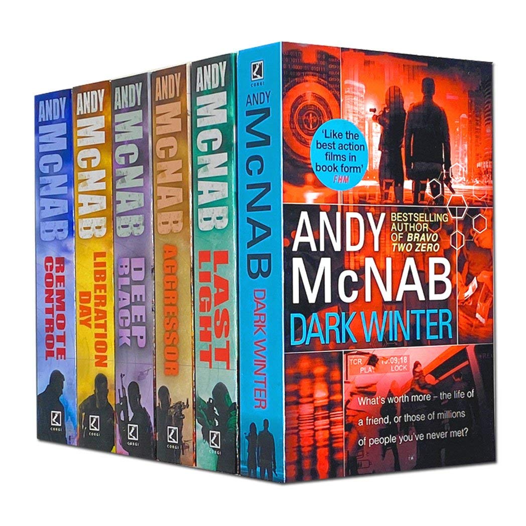 Andy McNab 6 Books Collection Set (Aggressor, Liberation Day, Deep Black) Paperback - Lets Buy Books