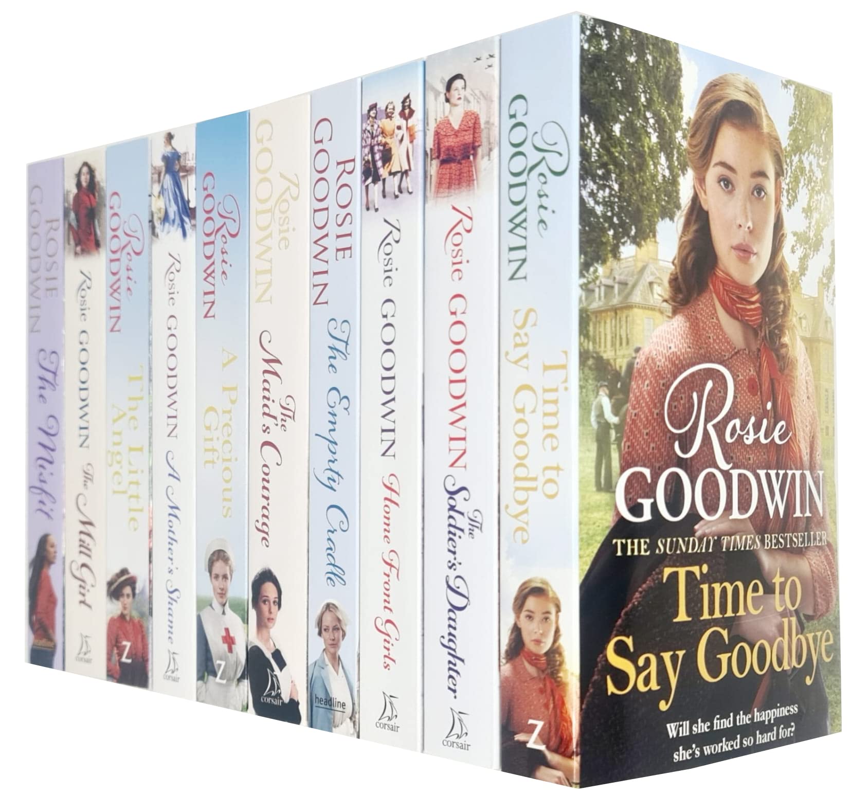 Rosie Goodwin, Romance Sagas, Collection 10 Books Set Paperback - Lets Buy Books