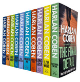 Harlan Coben Myron Bolitar Series Collection 1-10 Books Set Deal Breaker, Drop Shot