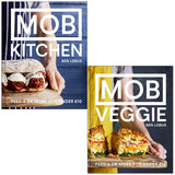 Mob Kitchen & MOB Veggie Feed 4 for under 10 pounds By Ben Lebus 2 Books Set - Lets Buy Books