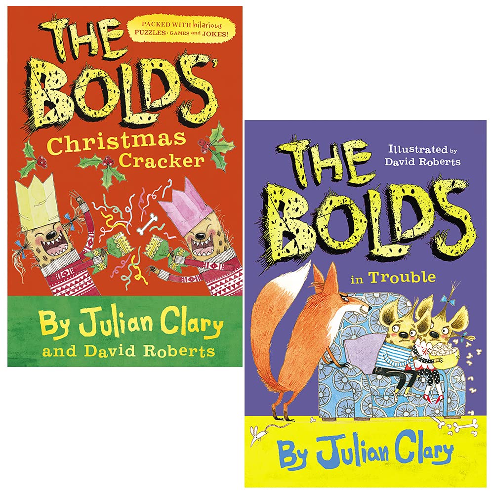 The Bolds Christmas Cracker & The Bolds In Trouble By Julian Clary 2 Books Collection Set - Lets Buy Books