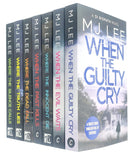 M J Lee DI Ridpath Series Collection 7 Books Set When the Guilty Cry Paperback - Lets Buy Books