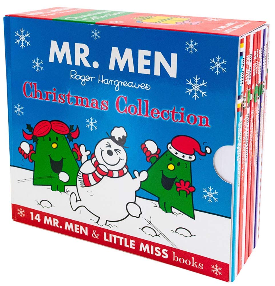 Mr Men and Little Miss Christmas Collection 14 Books Slipcase Box Set Paperback - Lets Buy Books