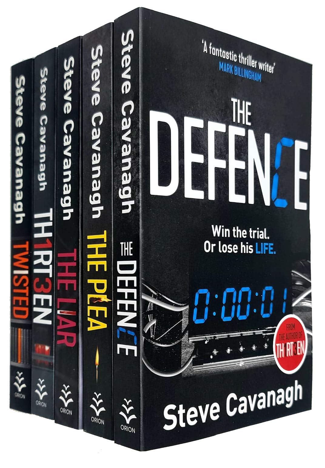 Steve Cavanagh Collection 5 Books Set The Defence, The Plea, Thirteen, The Liar, Twisted - Lets Buy Books