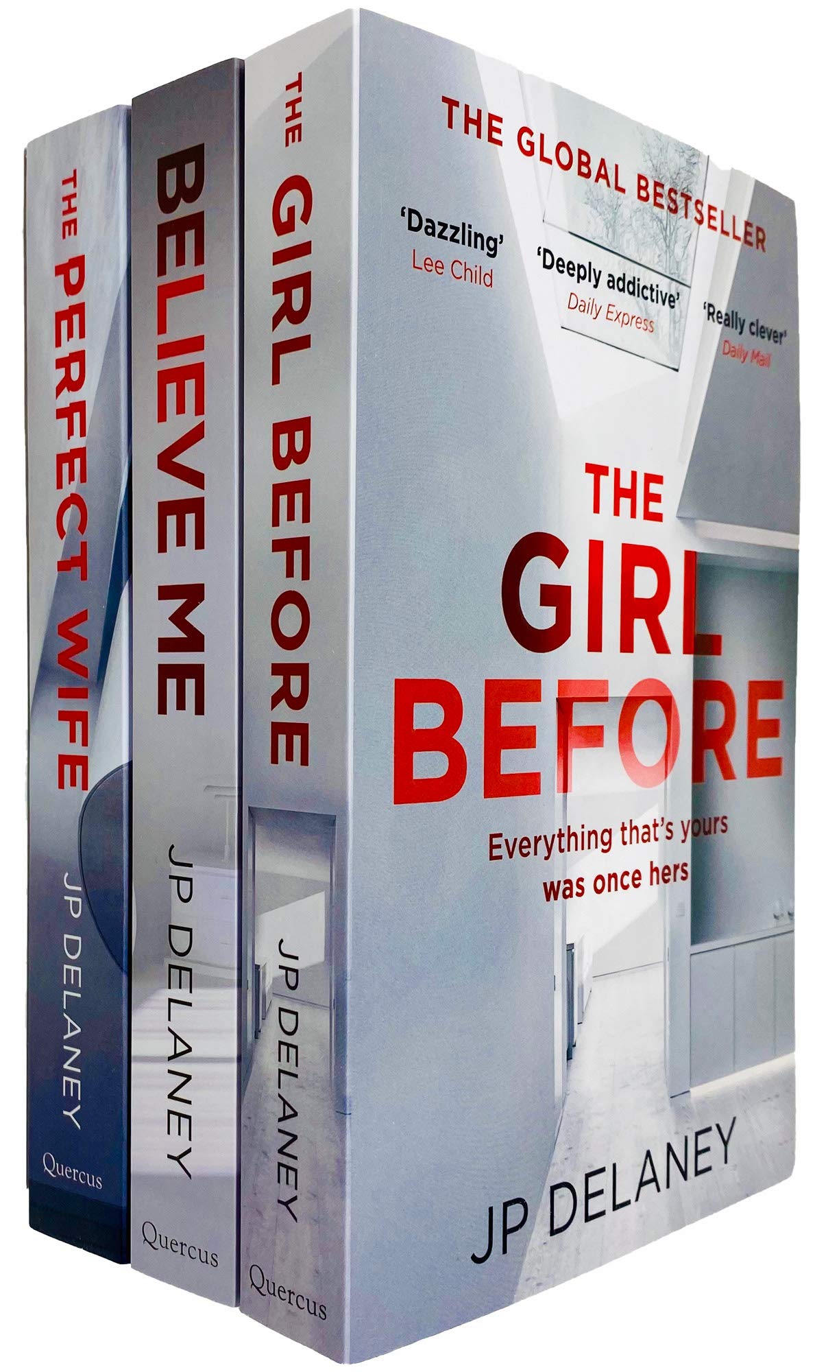 JP Delaney 3 Books Collection Set (The Girl Before, Believe Me & The Perfect Wife) - Lets Buy Books