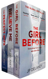 JP Delaney 3 Books Collection Set (The Girl Before, Believe Me & The Perfect Wife) - Lets Buy Books