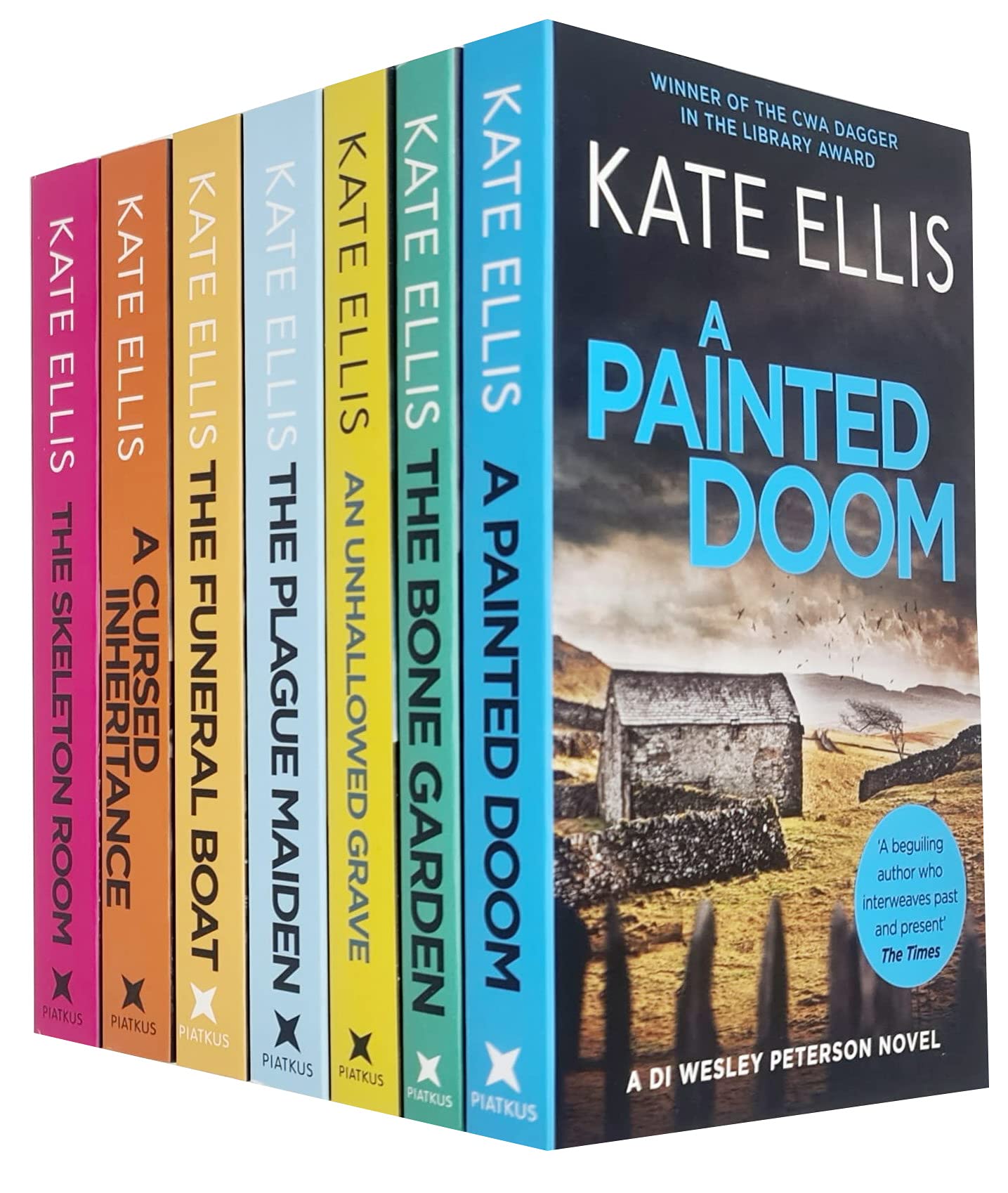 Kate Ellis 7 Books Collection Set (Bone Garden, An Unhallowed Grave, Plague Maiden) - Lets Buy Books