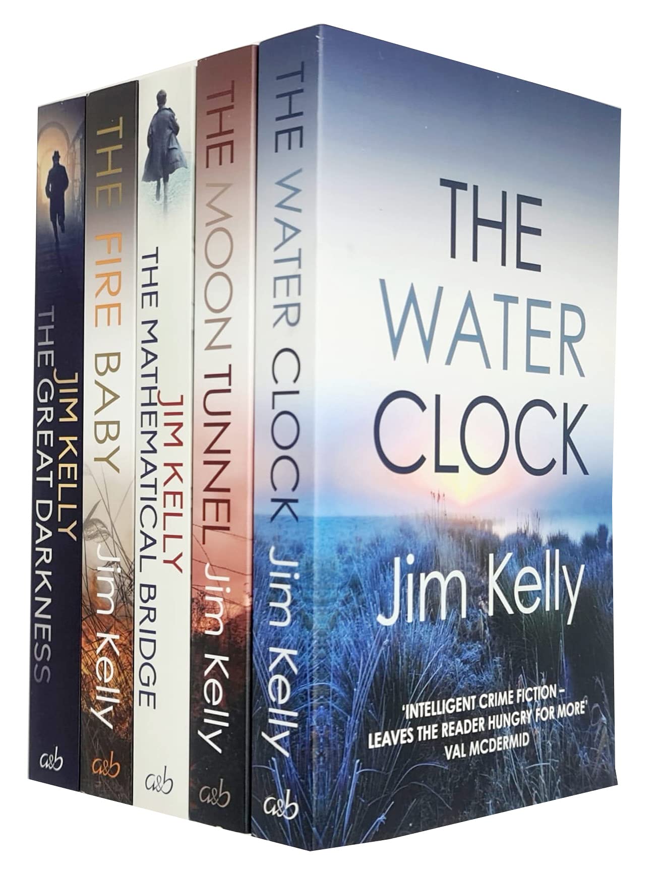 Jim Kelly Dryden Mysteries & Nighthawk Series 5 Books Collection Set, The Water Clock - Lets Buy Books