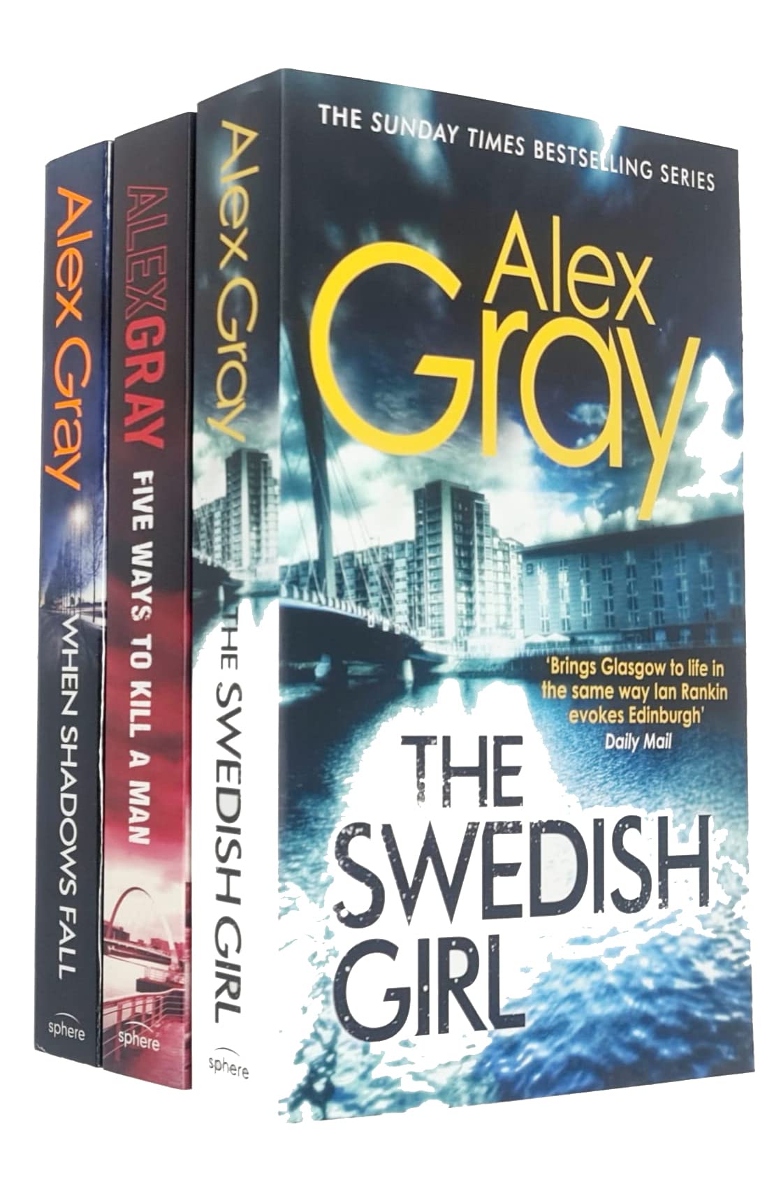 Alex Gray DSI Lorimer Series 3 Books Collection Set, When Shadows Fall, Swedish Girl - Lets Buy Books