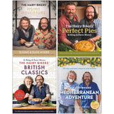 Hairy Bikers 4 Books collection Set (British Classics, Perfect Pies, Mediterranea And More..) - Lets Buy Books
