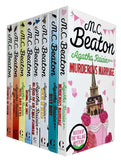 Agatha Raisin Series 2: 8 Books Collection Set By M C Beaton (Murderous Marriage) - Lets Buy Books