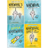 Narwhal and Jelly Series Books 1-4 Collection Set by Ben Clanton (Narwhal's Otter Friend) - Lets Buy Books