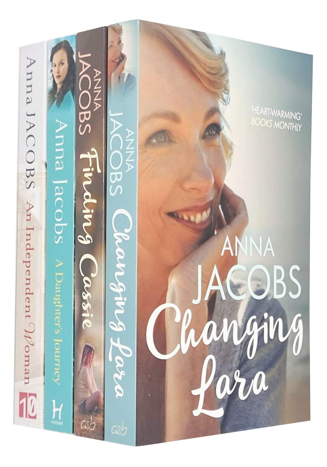 Anna Jacobs Collection 4 Books Set, Changing Lara, Finding Cassie, Daughter's Journey - Lets Buy Books