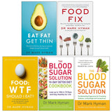 Mark Hyman Collection 5 Books Set (Eat Fat Get Thin, Food Fix & More...) Paperback - Lets Buy Books