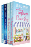 Lilac Mills Collection 4 Books Set, Tanglewood Flower Shop, Tanglewood Tea Shop NEW - Lets Buy Books