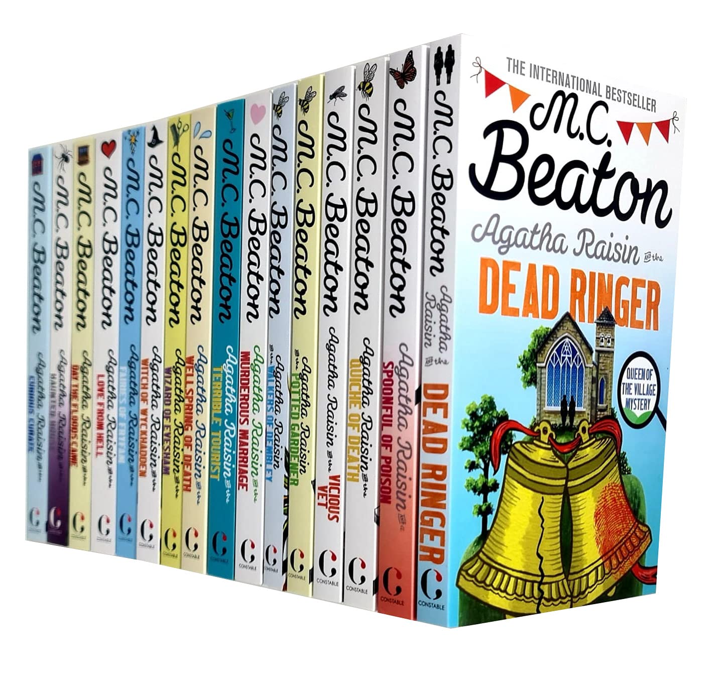 Agatha Raisin Series MC Beaton 16 Books Collection Set Paperback - Lets Buy Books