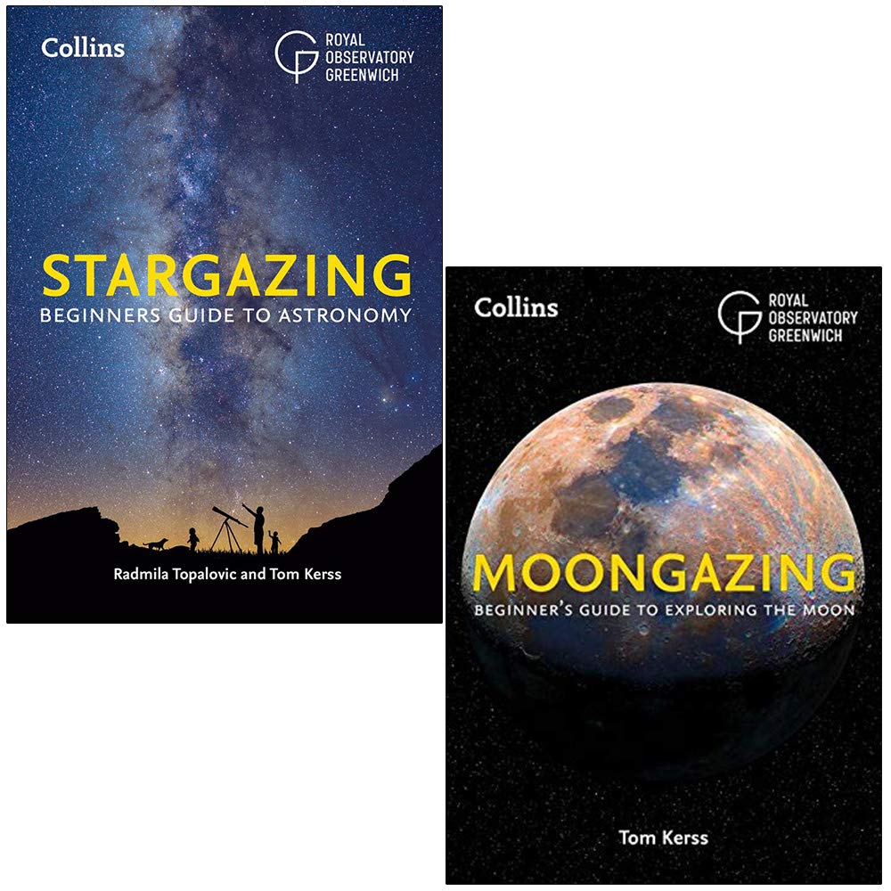 Royal Observatory Greenwich 2 Books Set (Collins Stargazing, Moongazing) | Paperback - Lets Buy Books