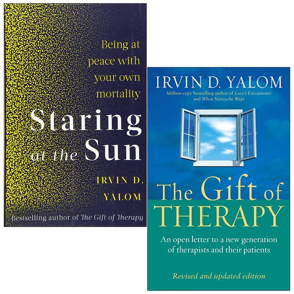 Irvin Yalom 2 Books Collection Set (Staring At The Sun, The Gift Of Therapy) | Paperback - Lets Buy Books