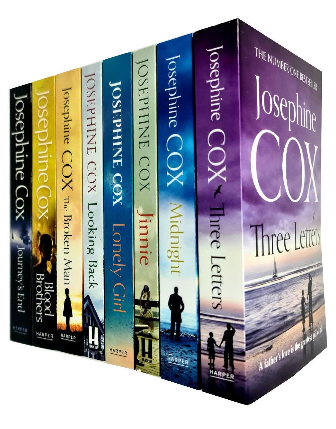 Josephine Cox 8 Books Collection Set (Lonely Girl, Jinnie, Blood Brothers, Three Letters) - Lets Buy Books