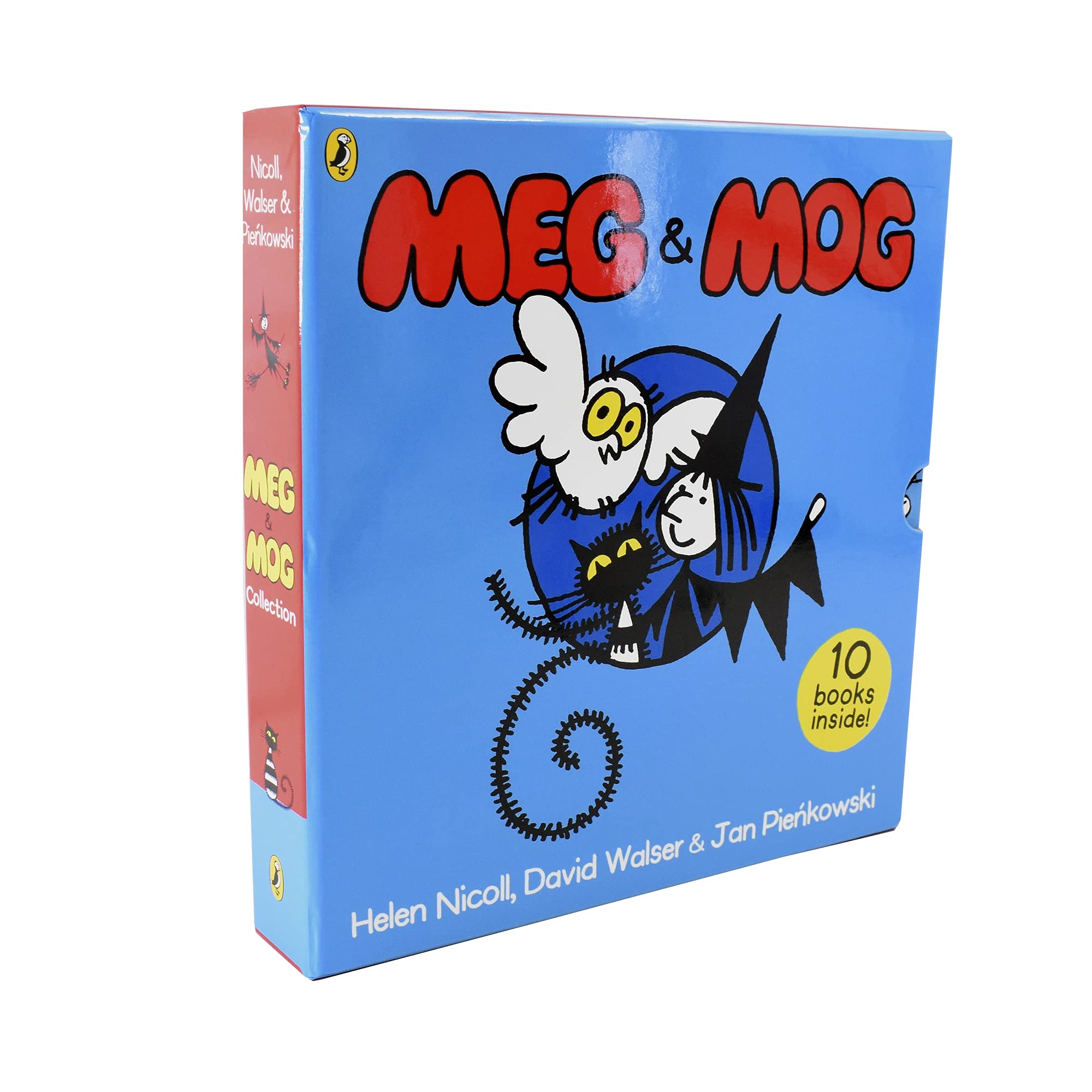 Meg & Mog Adventures 10 Book Collection Set (Mog's Missing, Meg At Sea, Meg's Veg) - Lets Buy Books