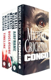 Michael Crichton Collection 4 Books Set (Congo, Airframe, Disclosure, Timeline) Paperback - Lets Buy Books
